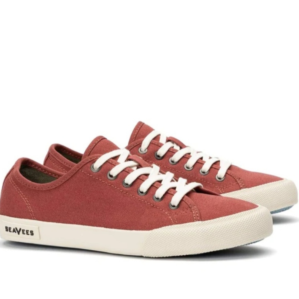 Seavees Monterey Sneaker Original in Red Ochre